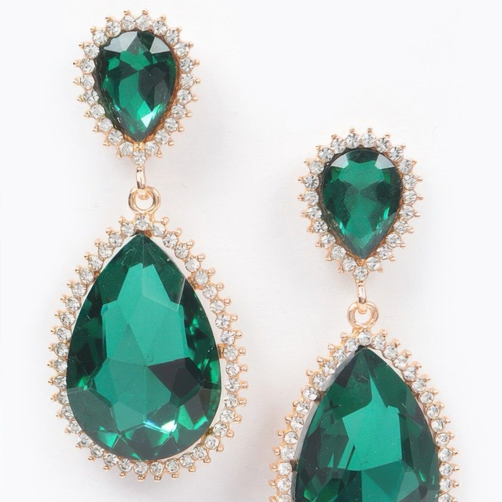 Rhinestone Dangle Earring